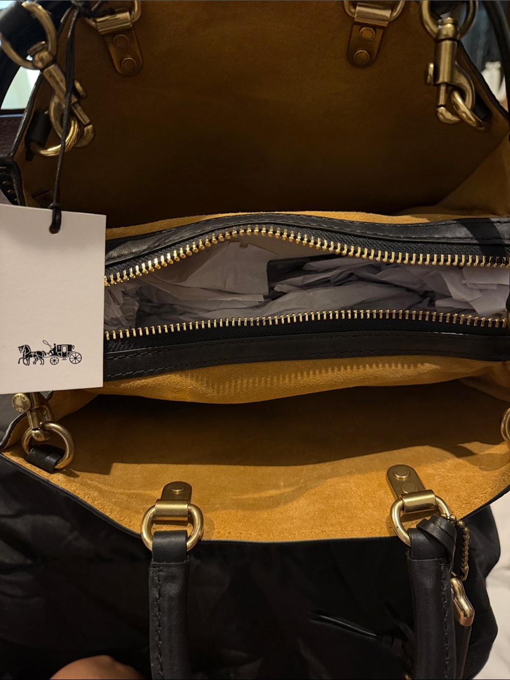 NWT Coach 1941 Rogue with Rivets Black #30457 - Picture 4 of 12